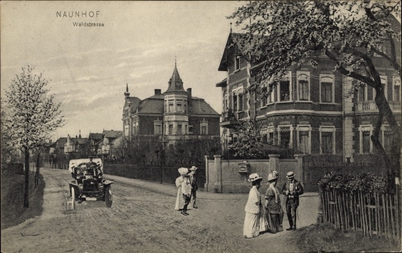 Ak Naunhof im Kreis Leipzig, Waldstraße
