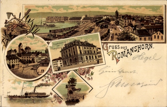 lito Romanshorn, kanton Thurgau, widoki na miasto