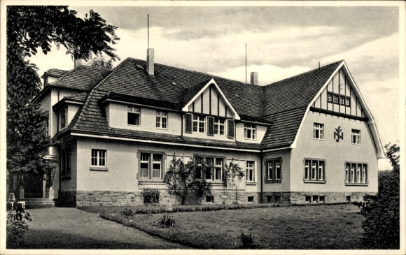Ak Lomske Crosta Großdubrau in Sachsen, NSV Müttererholungsheim Heidehof
