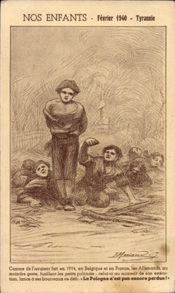 Artysta CPA Mariaud, J., Nos Enfants, Fevrier 1940, Tyranny