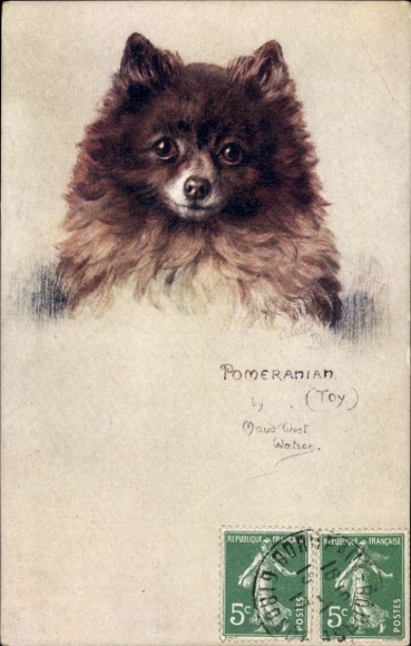 Künstler Ak West Watson, Maud, Pommern