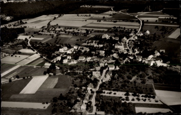 Postcard Liebelsberg Neubulach in the Black Forest, aerial photograph