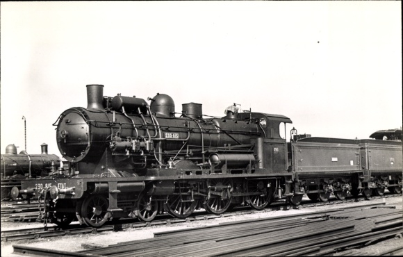 Photo French Railway, steam locomotive 230, budget