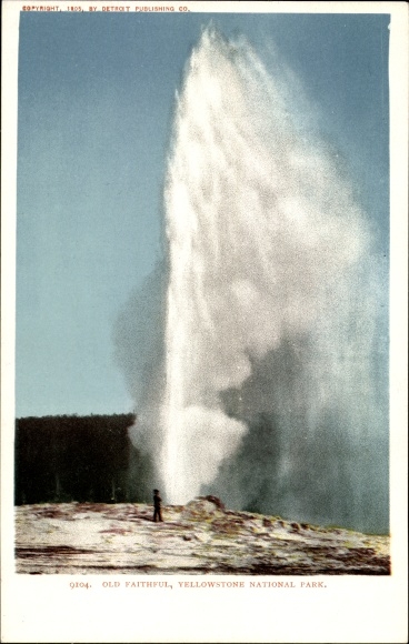 Ak Wyoming VS, Yellowstone National Park, Old Faithful, geiser