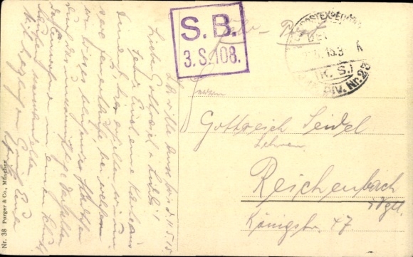 Postcard Dinant Wallonia Namur, Town Hall, Post Office