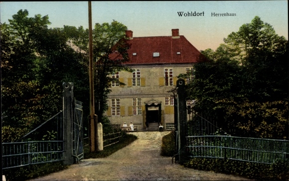 Ansichtkaart Hamburg Wandsbek Wohldorf, uitzicht op het landhuis