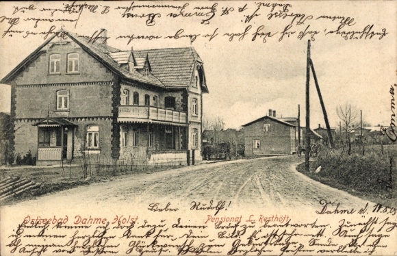 KP Ostseebad Dahme w Holsztynie, Pensionat L. Resthöft