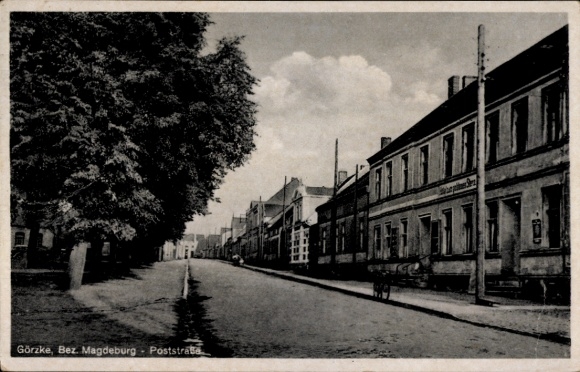 Postcard Görzke im Fläming, Poststraße