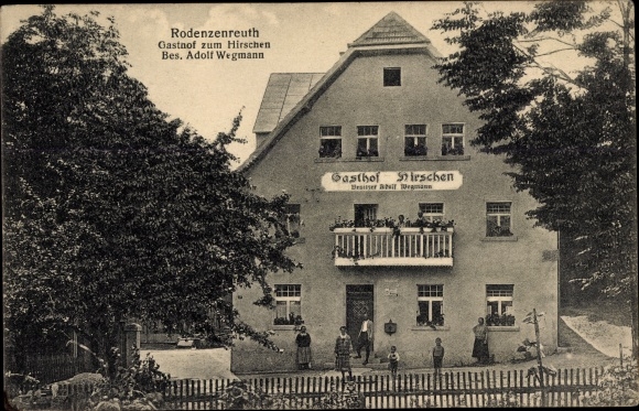 KP Rodenzenreuth Waldershof w Fichtelgebirge, Gasthof zum Hirschen