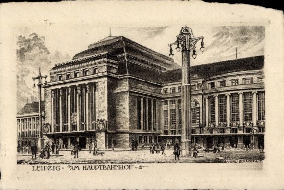 Ak Leipzig, Hauptbahnhof