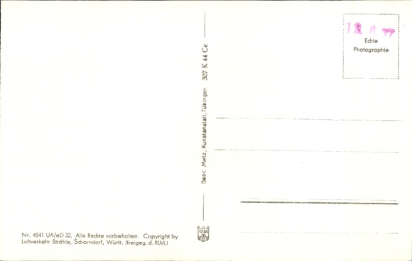 Postcard Kenzingen im Breisgau Baden, aerial photograph