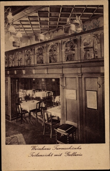 KP Lutherstadt Eisenach w Turyngii, restauracje Kaiserhof, Weinhaus Turmschänke, galeria