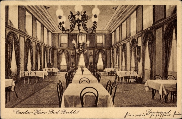 Artist PC Bad Bocklet Lower Franconia, Caritas home, dining room, interior view