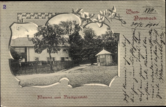 Passepartout PC Vienna 17th Hernals, Dornbach, Meierei zum Predigtstuhl