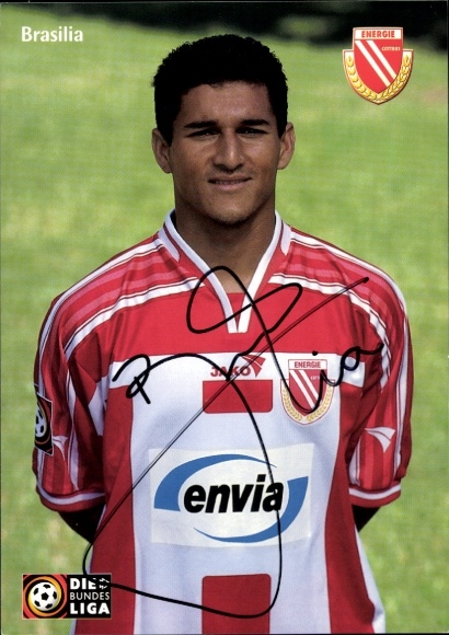 Autogrammkarte Fußballer Brasilia, Energie Cottbus, Autogramm