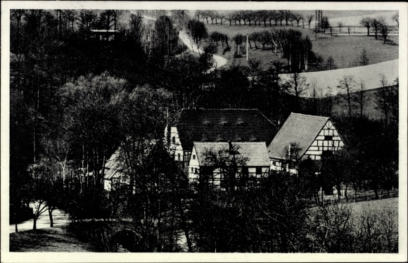 Briefkaart Dresden Gompitz Ockerwitz, Zschonergrund, Zschoner Mühle