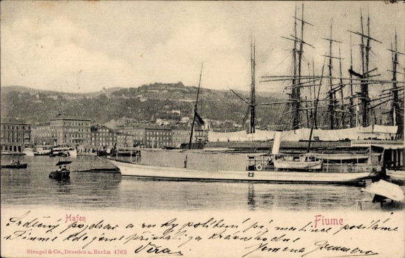 KP Rijeka Fiume Croatia, Port