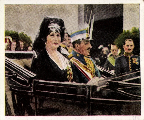 Collector's picture The post-war period No. 163, April 1931, Spain becomes a republic, Alfonso XIII leaves the country