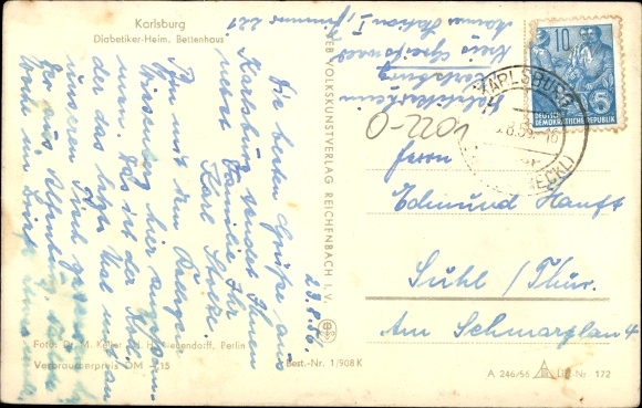 KP Karlsburg w Meklemburgii-Pomorzu Przednim, dom dla diabetyków, pensjonat