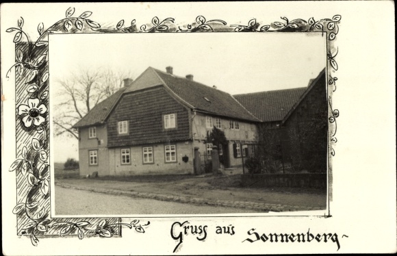 foto Ak Sonnenberg Chemnitz in Saksen, woongebouw