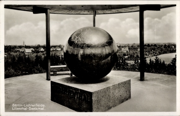 Postcard Berlin Steglitz Groß Lichterfelde, Lilienthal Monument