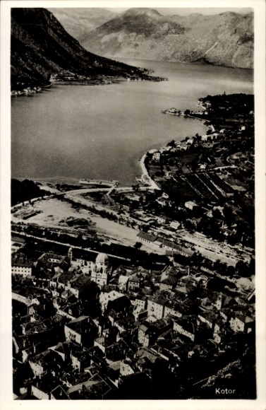 zdjęcie KP Kotor Cattaro Czarnogóra, panorama, widok z lotu ptaka