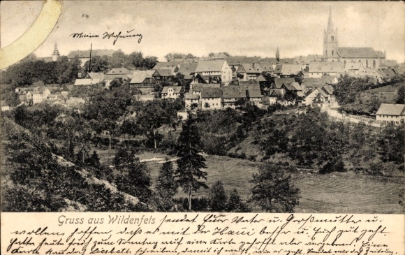 Ak Wildenfels in het Ertsgebergte, algemeen uitzicht