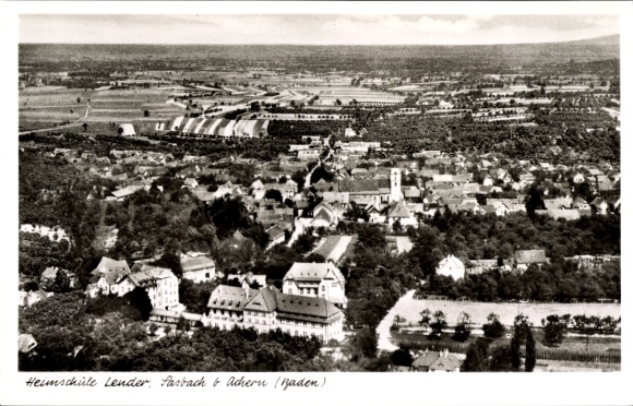 Postcard Sasbach am Kaiserstuhl Sasbach am Rhein Baden, aerial photograph