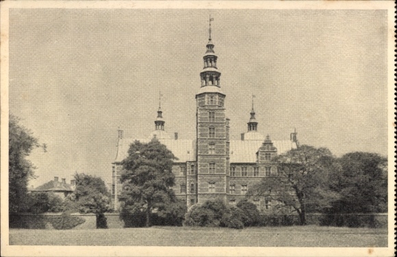 KP København Kopenhaga Dania, Rosenborg Slot, Zamek w Kopenhadze, budynek, żadnych ludzi
