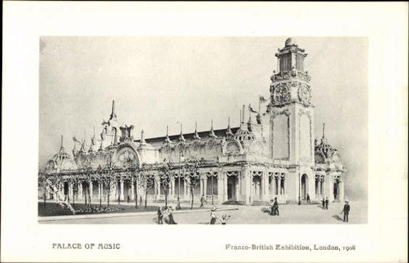 Set von 68 Ansichtskarten, London, Französisch - Britische Ausstellung 1908