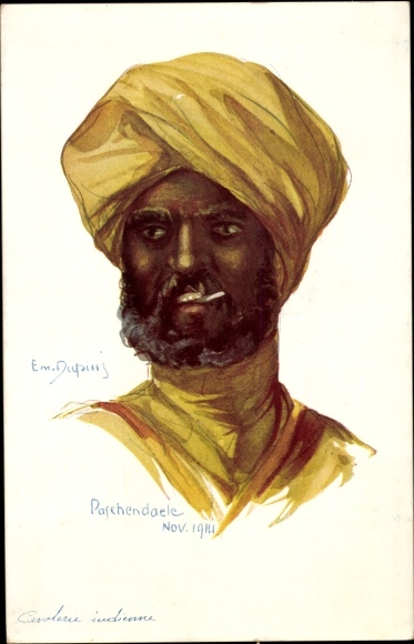 Artysta KP Dupuis, Emil, Cavalerie indienne, portret