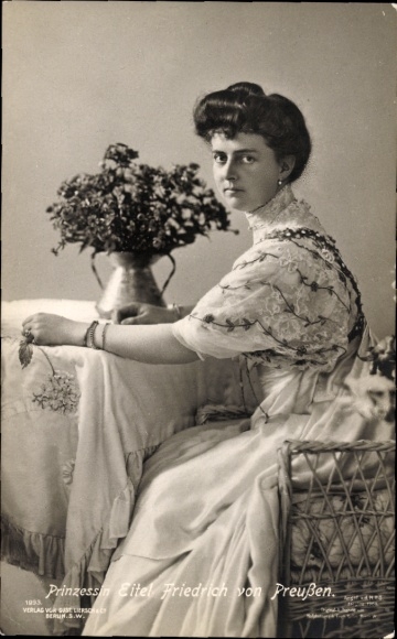 Postcard Sophie Charlotte of Oldenburg, Princess Eitel Friedrich of Prussia