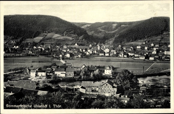 PC Uhlstädt Kirchhasel an der Saale, view of the town