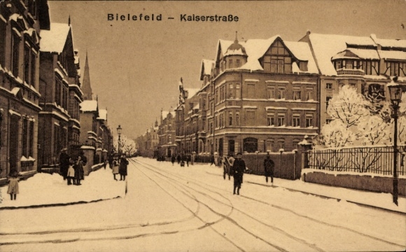 Ak Bielefeld in Nordrhein Westfalen, Kaiserstraße