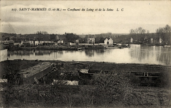 KP Saint Mammès Seine et Marne, Confluent du Loing et de la Seine
