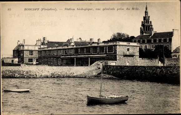PC Roscoff Finistère, Biological Station, general view from the pier