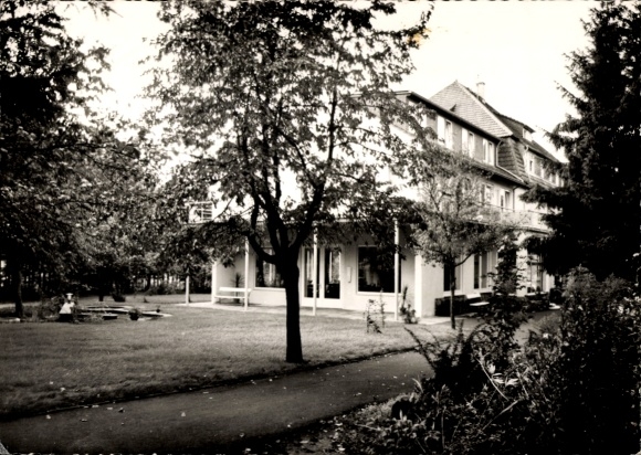 Postcard Flensungen Mücke in Hesse, Chr. Flensungerhof rest home