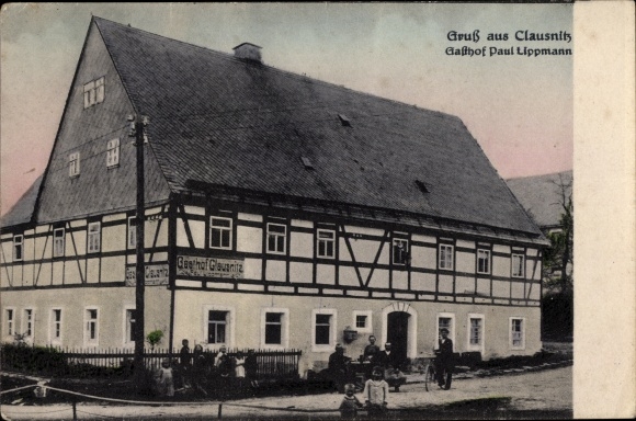 Ak Claußnitz in Mittelsachsen, Gasthof