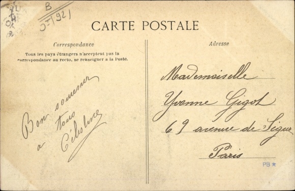 Postcard Sceaux Haut de Seine, Castle, general view