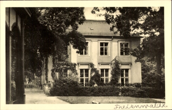 Postcard Bad Freienwalde an der Oder, Freienwalde, Pushkin House