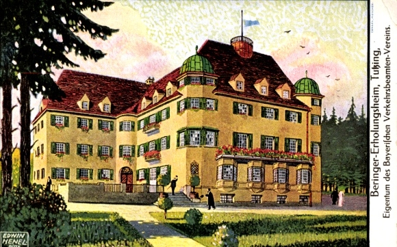 Artist PC Henel, Edwin, Tutzing in Upper Bavaria, Beringer rest home