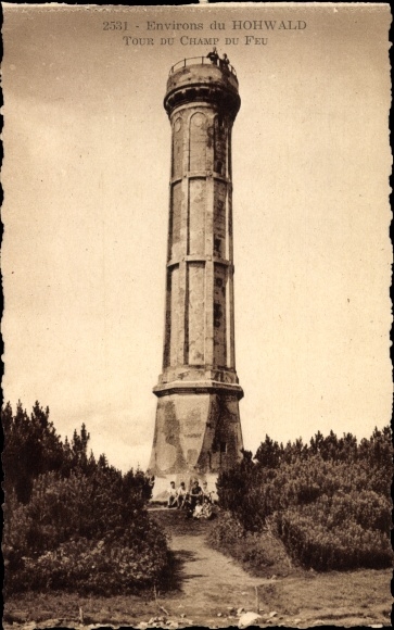 Postcard Le Hohwald Elsass Bas Rhin, Tour de Champ du Feu