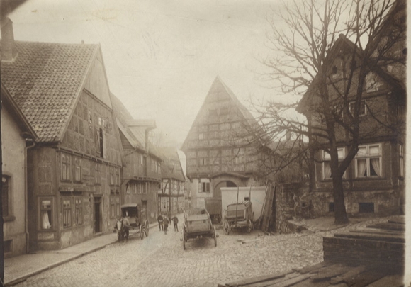 Original Foto Salzuflen in Nordrhein-Westfalen, Häuser in der Ritterstraße, um 1900