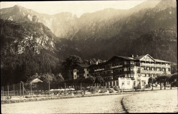 Postcard Bayerisch Gmain in the Berchtesgadener Land Upper Bavaria, inn