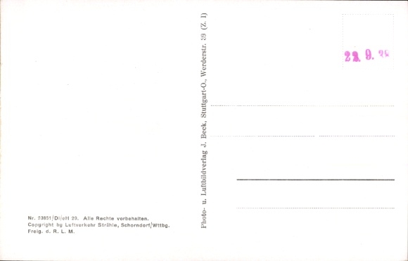 Postcard Ranoldsberg Buchbach in Upper Bavaria, aerial photograph