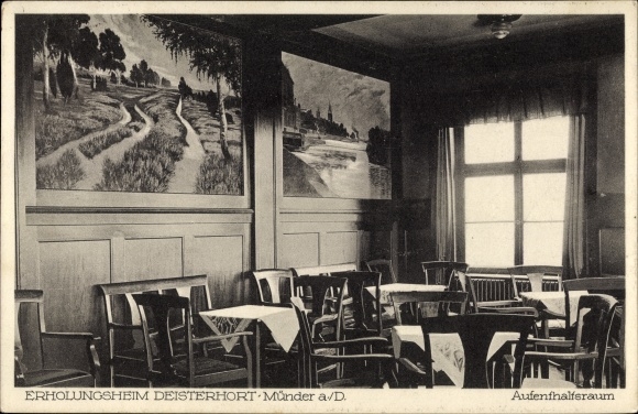 Postcard Bad Münder am Deister, convalescent home Deisterhort