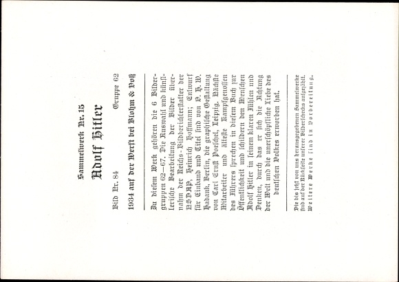 Collective picture Adolf Hitler, shipyard of Blohm &amp; Voss 1834, collective work no. 15 picture 84