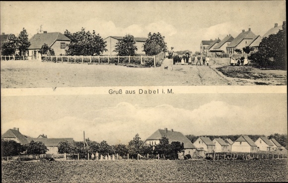 KP Dabel w Meklemburgii, widok na miasto