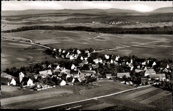 Ak Hattingen Immendingen in Baden, luchtfoto