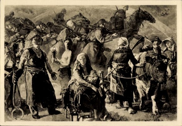 Artist PC Schmitz Wiedenbrück, Hans, Fighting People, HDK 390